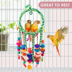 KATUMO Bird Toys 2 Pack Parrot Swings Conure Rope Rings Parakeet Perches - Image 7