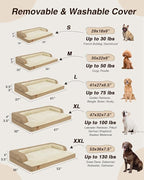 KSIIA Washable Dog Bed XXXL Senior Dog, Orthopedic Warm Soft Pet Sofa - Image 7