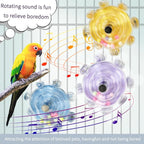 Parakeet Toys, Small Parrot Rotating Interactive Training Toy, Parakeet Cage - Image 4