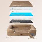 EHEYCIGA Orthopedic Dog Beds for Extra Large Dogs, Waterproof Memory Foam XXL - Image 5