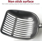 Cat Litter Scoop, Kitty Metal Scooper, Aluminum Alloy Sifter, Kitten Pooper - Image 3