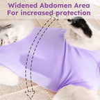 Cat Recovery Suit for Abdominal Wounds or Skin Diseases, Kitten Onesie for Cats - Image 5