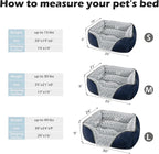 INVENHO Small Dog Bed Rectangle Washable Orthopedic Soft Calming Sleeping - Image 3