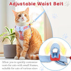 Cat Vest Harness and Leash Set for Walking Escape Proof, Adjustable Kitten - Image 5