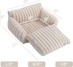 Hollypet Cat Bed Fluffy Plush Mutifuctional Double-Layer Soft Pet Couch - Image 3