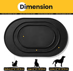 Dog Food Mat, Raised Edges Pet Food Mats - Image 4