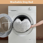 WNPETHOME Calming Dog Bed Cat Bed Donut, Faux Fur Pet Bed Self-Warming Donut - Image 6