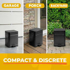 Small Dog Poop Trash Can Outside, 1.3 Gal Stainless Steel Dog Waste Trash Can - Image 6