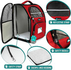 PetAmi Dog Backpack Carrier for Small Large Cat, Ventilated Pet Hiking Backpack - Image 4