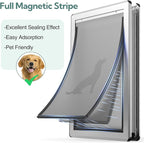 Aluminum XL Dog Door for Door, Open Size:24.4" H x 13.8'', Heavy Duty Doggy Door - Image 2