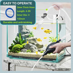 4.3ft Fish Tank Cleaner Aquarium Siphon Gravel Vacuum - Image 5