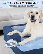 KSIIA Washable Dog Bed XXL Senior Dog, Orthopedic Warm Soft Pet Sofa Waterproof - Image 6