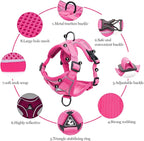 Wanheart Summer cat Chest Harness and Leash, Anti-Escape Adjustable Soft mesh - Image 3