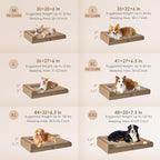 EHEYCIGA Extra Large Dog Bed Othorpedic, Memory Foam XL Dog Bed - Image 2