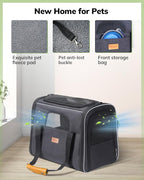 Morpilot Pet Travel Carrier Bag, Soft-Sided Dog Carrier Cat Carrier Pet Carrier - Image 6
