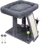 TWDEPART Cat Tree Tower with Cat Scratching Post - Image 3