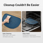 DownyPaws Dog Food Mats for Floors Waterproof, BPA Free Silicone Dog Bowl Mat - Image 8