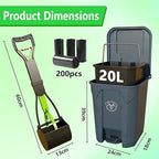 Dog Poop Outdoor Trash Can - Image 2