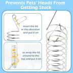 2Pcs Rat Enrichment Toys, 304 Stainless Steel Rat Foraging Toy - Image 2