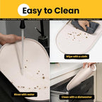 Dog Food Mat, 1/2 Inch Raised Edges Cat Feeding Mat, BPA-Free Silicone Pet Food - Image 6