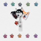 callie Personalized Pet Portrait Badge Reel - Image 3