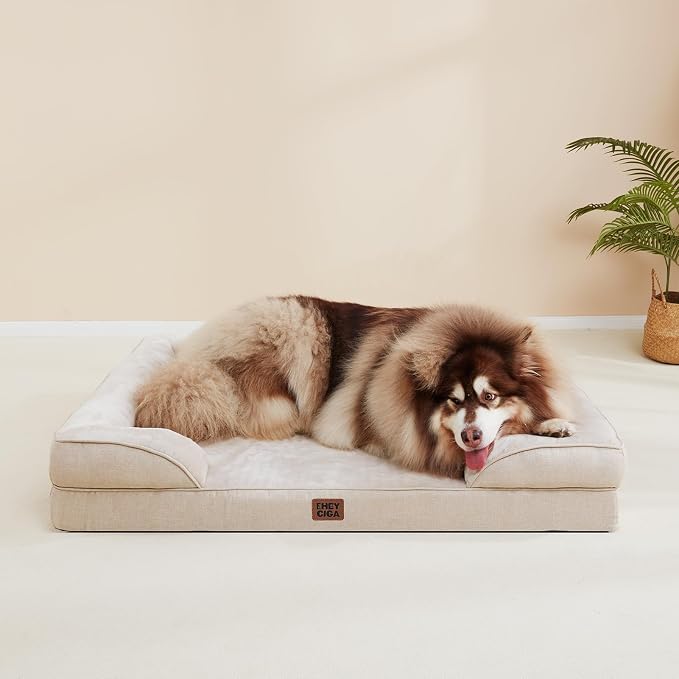 EHEYCIGA Orthopedic Dog Beds for Large Dogs, Waterproof Memory Foam Large Dog - Image 9