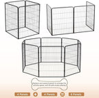 BestPet | Dog Playpen Extender | 40 Inch, 4 Panels | Heavy Duty Metal Pet - Image 4