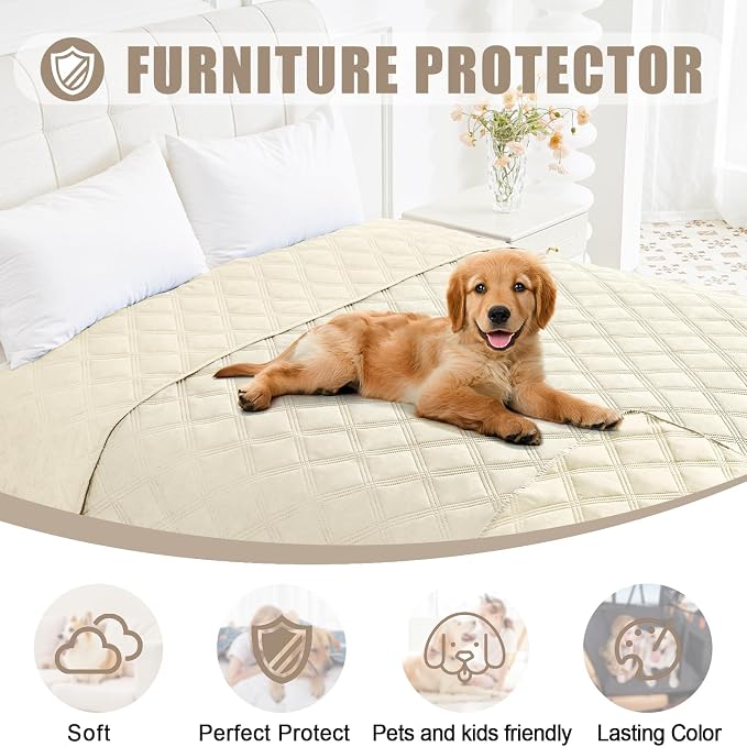 Smiry Waterproof Dog Bed Cover Blanket 40x70, Soft Reversible Pet Blanket - Image 8