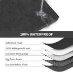 Plush Orthopedic Dog Bed for Medium Dogs & Puppies, Waterproof Dog Beds 29x18 - Image 6