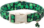 St Patricks Day Dog Collar for Medium Dogs by Babolepet
