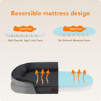 Dwanton Orthopedic Dog Bed for Extra Large Dogs - Image 3