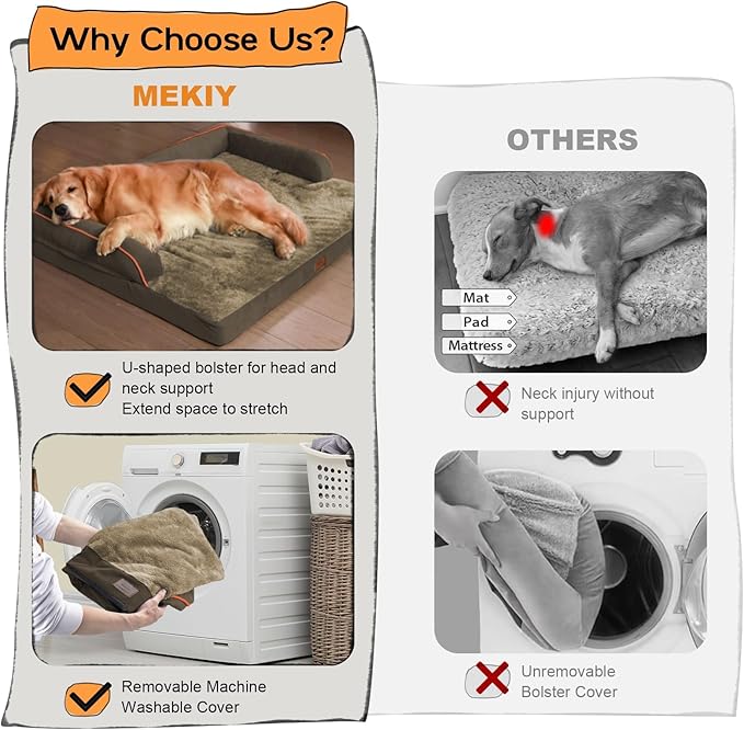 Small Dog Bed Orthopedic Washable Cat Bed Memory Foam Small Couch Sofa Indoor - Image 4