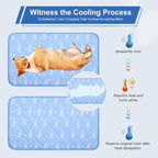 MH MYLUNE HOME Dog Cooling Mat 59" x 40" Arc-Chill Cool Fiber & Endothermic - Image 3