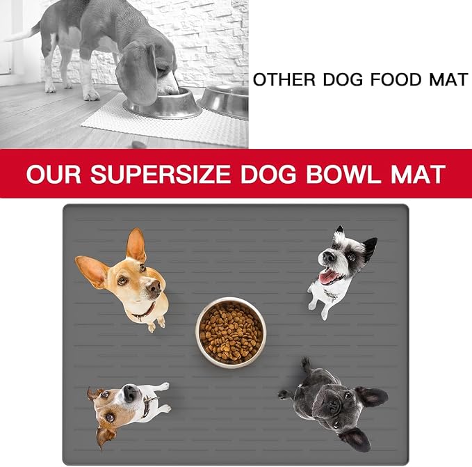 XXXL Pet Food Mat, Nonslip Pet Feeding Mats - Image 6