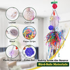 Bird Toys, Parakeet Foraging Toy, Hanging Chewing Toy, Bird Cage Accessories – - Image 3