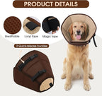 Dog Cone Collar After Surgery for Large Dogs, Adjustable Soft Cone for Dogs to - Image 4
