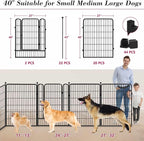 Dog Playpen 40 inch 22 Panels Indoor Outdoor Dog Pen - Image 2