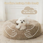 WNPETHOME Calming Dog Bed, Anti-Anxiety Donut Small Dog Bed, Fluffy Faux Fur - Image 7