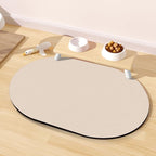 Pet Feeding Mat – 20''x12'' Absorbent Dog Food Mat, Pet Water Mats Protect Floor by METEOROCK