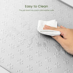 Dog Food Mat Anti-Slip Silicone Dog Bowl Mat Thicker Pet Placemat Waterproof - Image 9
