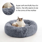 WESTERN HOME WH Calming Dog & Cat Bed, Anti-Anxiety Donut Cuddler Warming Cozy - Image 5