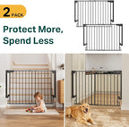 Cumbor 2 Pack 29.2-43" No Bottom Bar Baby Gate - Image 2