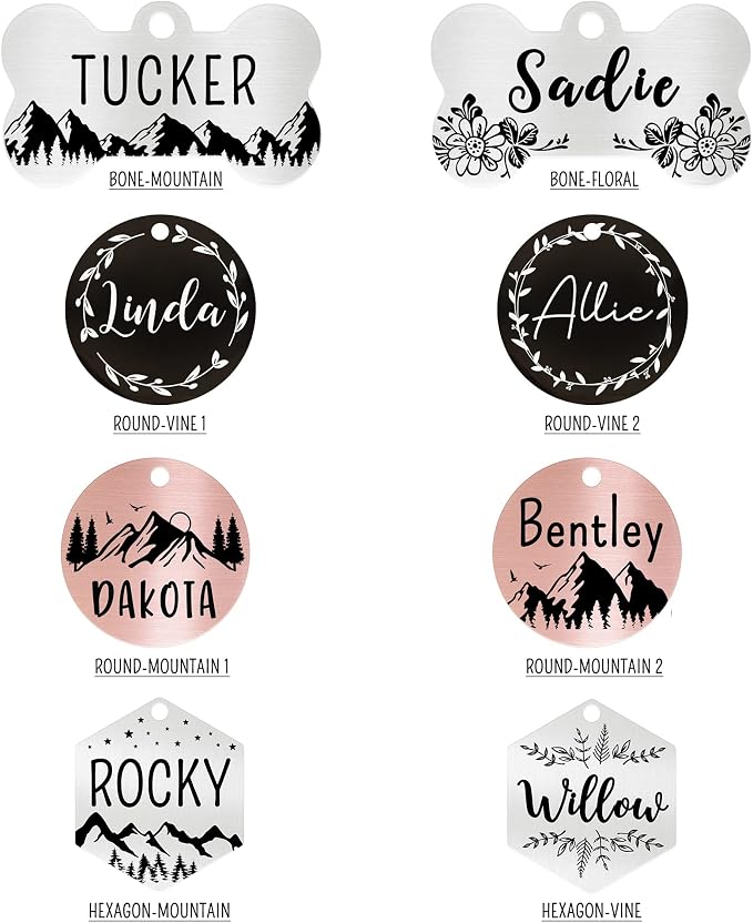 Ultra Joys Stainless Steel Dog and Cat ID Tags - Image 5