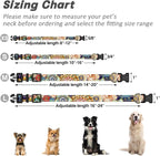 Reflective Dog Collar for Medium Dogs, Cute Boho Adjustable Heavy-Duty Nylon - Image 7