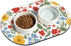 Pet Feeding Mat – 20''x12'' Absorbent Dog Food Mat, Pet Water Mats Protect Floor by METEOROCK