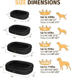 Orthopedic Washable Large Dog Bed: Memory Foam Waterproof Pet Bed - Image 2