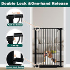 Fairy Baby 40.5" Extra Tall Baby Gate No Drill, 29.6"-40.5" Extra Wide Wide Dog - Image 4