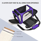Henkelion Pet Carrier for Small Medium Cats Dogs Puppies up to 15 Lbs, Airline - Image 2