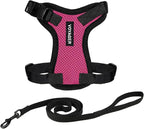 Voyager Escape-Proof Step-in Lock Cat Harness & 5ft Neoprene-Handle Leash Set by BestPetSuppliesLLC