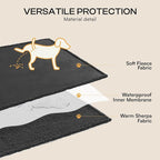 Luciphia Waterproof Pet Blanket, Liquid Pee Proof Dog Blanket - Image 4